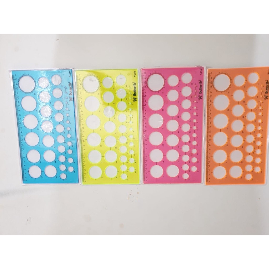 

Penggaris cetakan lingkaran bulat ruler butterfly BT 9550