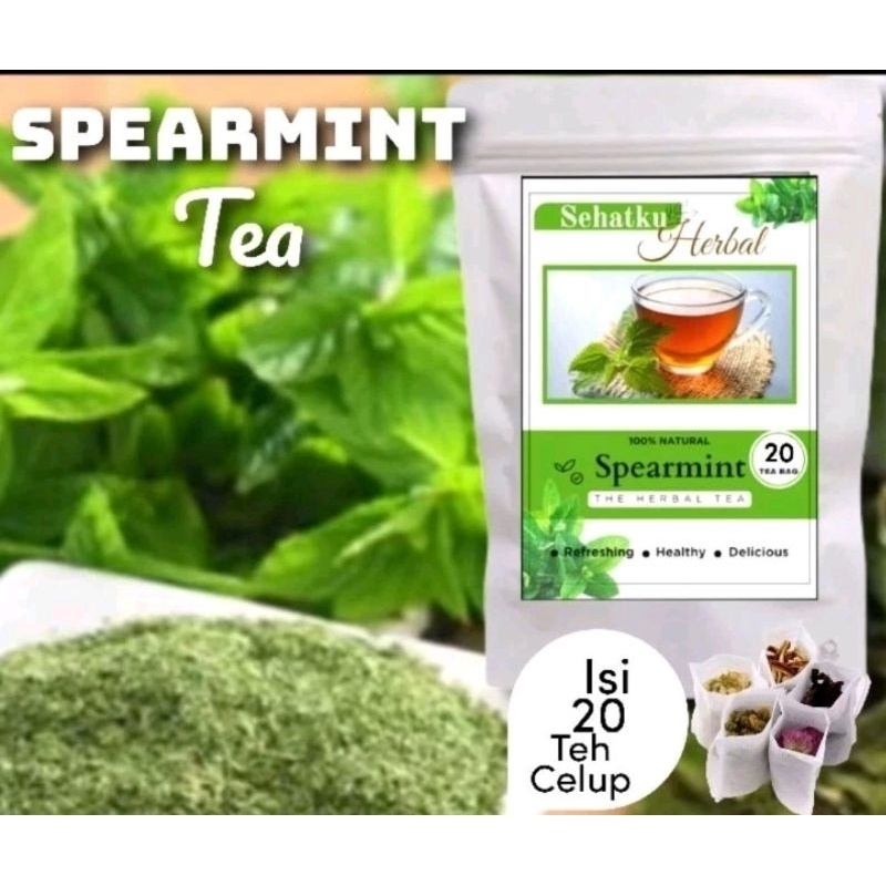 

MAR SEHATKUHERBAL Spearmint tea / Teh daun mint isi 20 teh celup & 30 teh celup