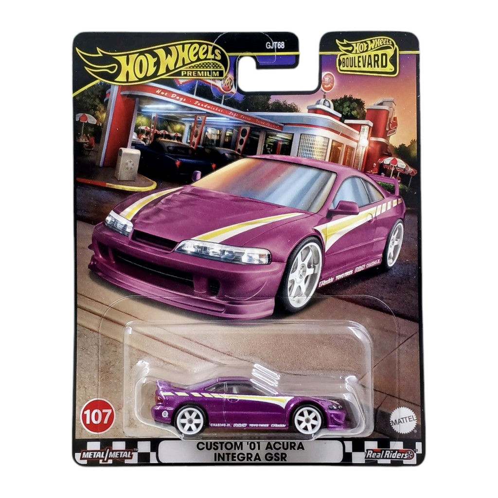 Hot Wheels Boulevard Custom 01 Acura Integra GSR Ungu
