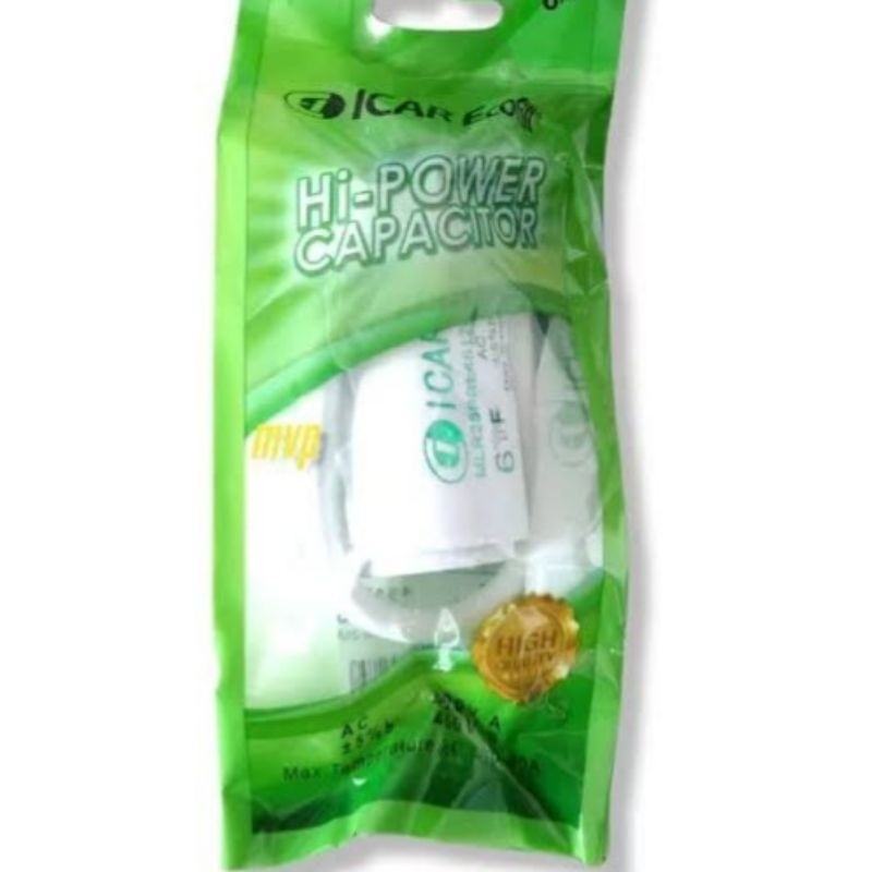 Kapasitor Capasitor ICAR ECOFILL Bulat 6uf 8uf 10uf 12.5uf 14uf 16uf 20uf 25uf 30uf