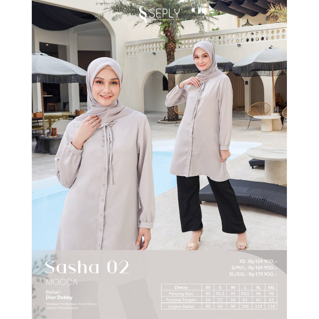 SEPLY TUNIK DEWASA SASHA 02 MOCCA