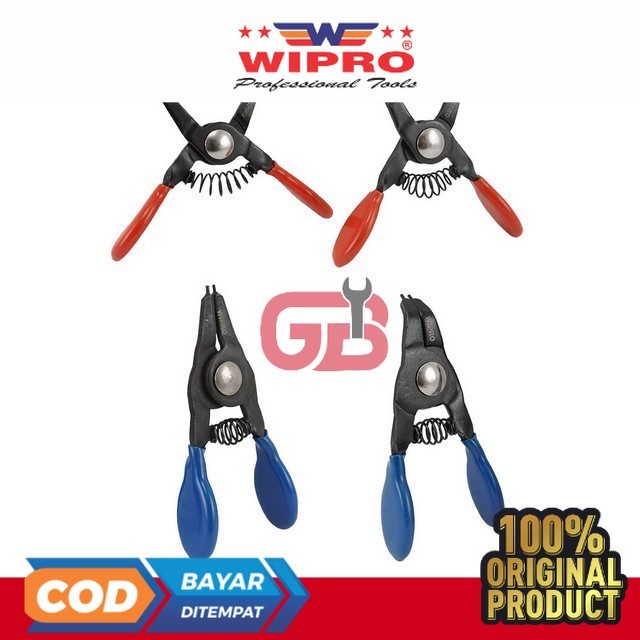 Tang Mini Snap Ring Set - 4 Pcs 4" TMSR-S4 Wipro