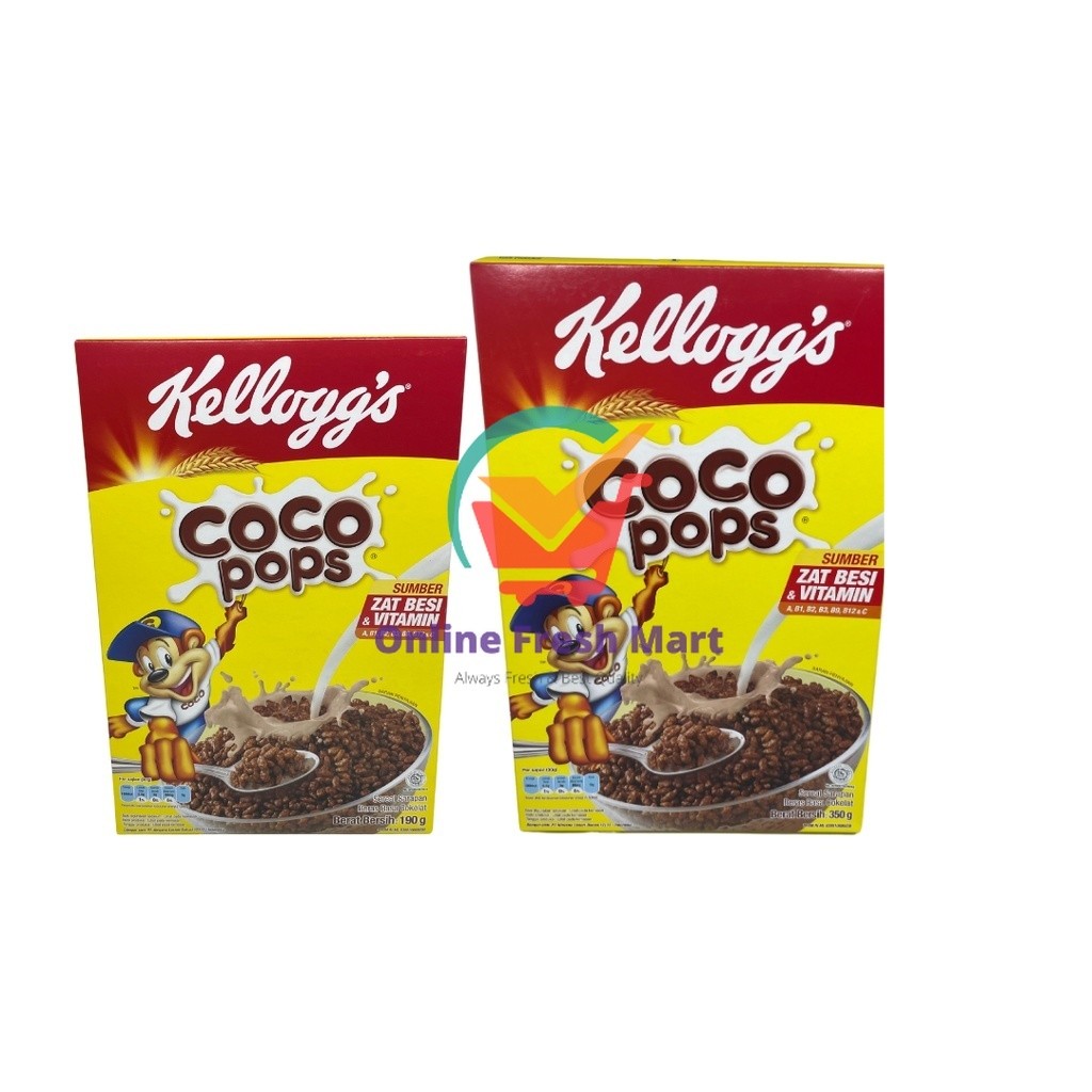 

Kelloggs Kellogg's COCO POPS Cereal Sereal Rice Crispy Chocolate - Online Fresh Mart Denpasar