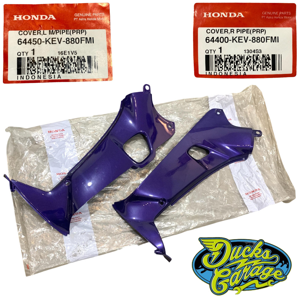 Sayap Tebeng Dalam Honda Supra X 100 Fit Lama Old Original Ungu