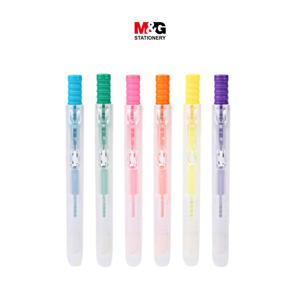 

Highlighter Pen M&G Retractable Textliner Cetek Neon Color #AHM2730 - SHAGB