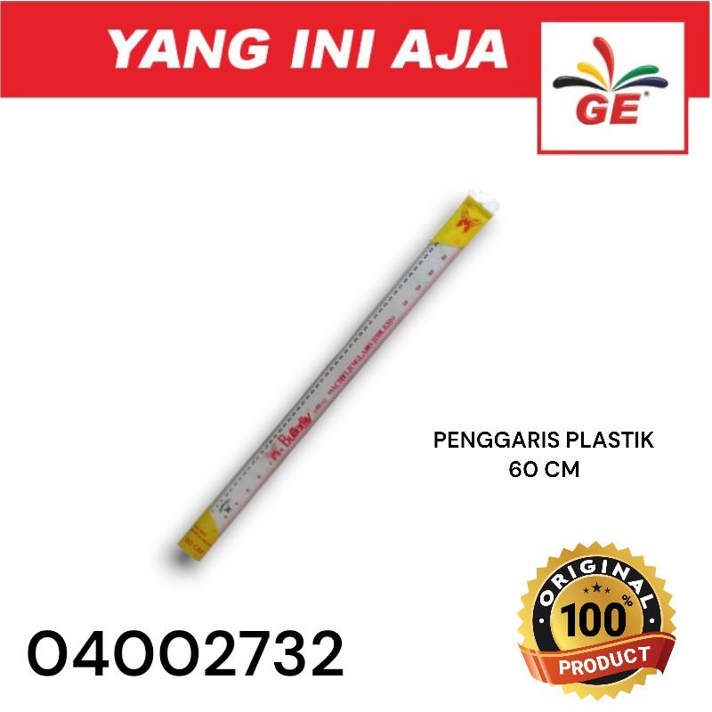 

PENGGARIS PLASTIK 60 CM BUTTERFLY - 04002732