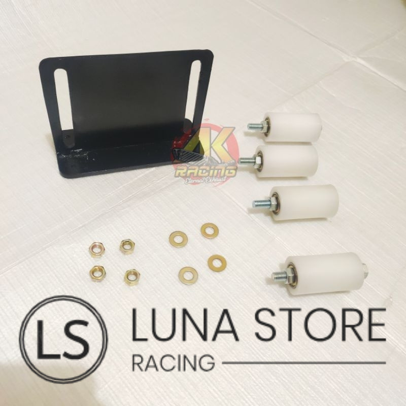 Breket Pagar Geser Rolling Door Bracket Pager Breket Pagar Geser plus roller Fullset