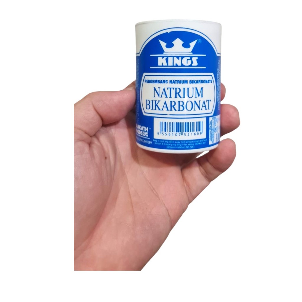 

Baking Soda Kings 120gram 120 gram / Natrium Bicarbonate of soda