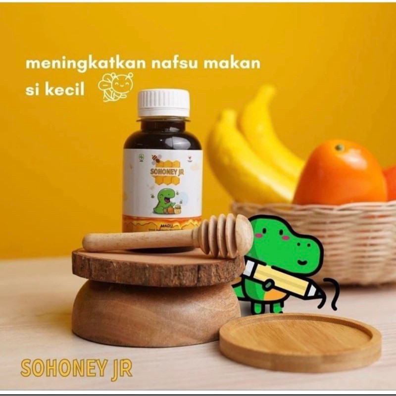 

1 BOTOL MADU SOHONEY JR ATASI GTM ANAK- ORIGINAL SOHONEY JR