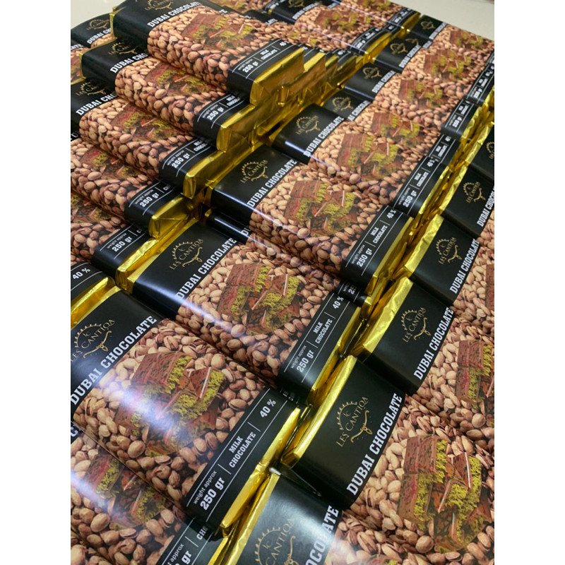 

coklat dubai kunafa pistachio lescantiqa