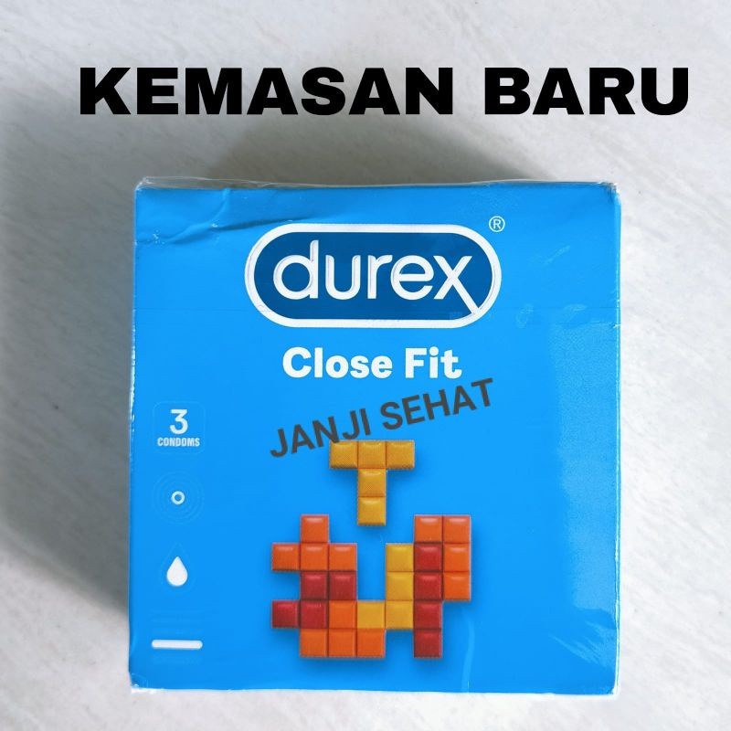 

konnnndddoooo Durex Close Fit ISI 3 PCS EXP 9/2028