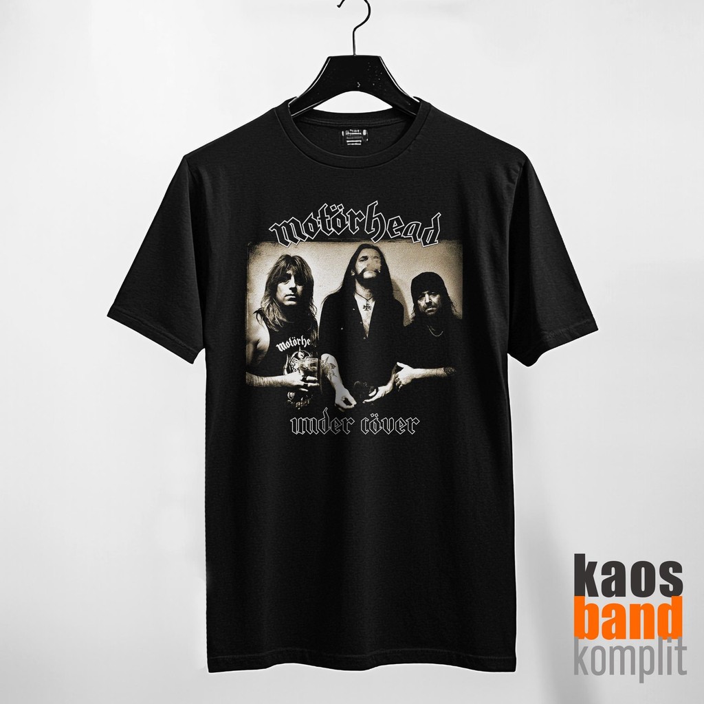 Kaos BAND MOTORHEAD UNDER COVER – BLACK NSA 100%  Premium cotton