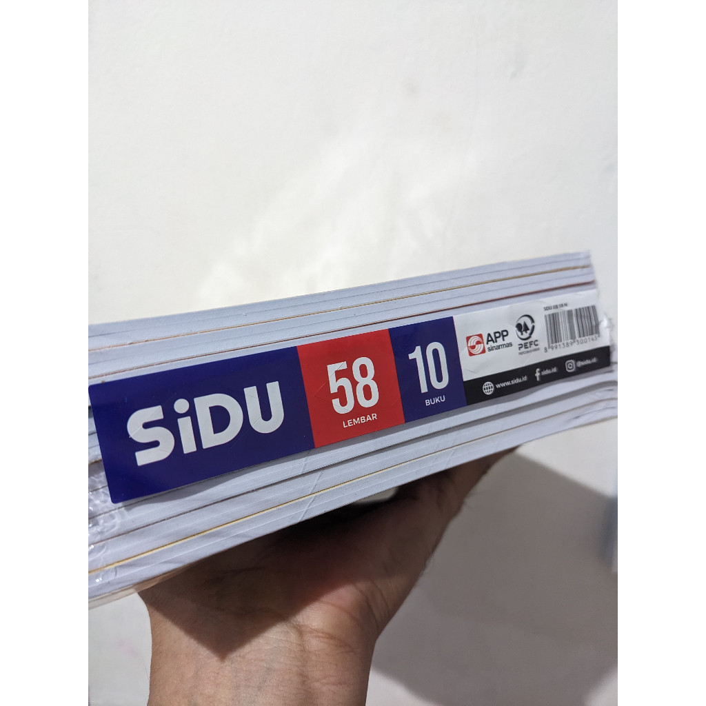 

JAMIN MURAH !!!BUKU TULIS SIDU / SINAR DUNIA 58 LEMBAR (1 PACK) MURAH(BISA LANGSUNG ORDER)