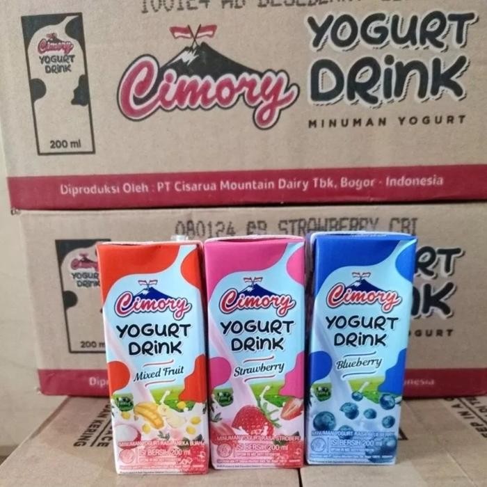 

1 DUS CIMORY YOGURT DRINK 200ML 1 KARDUS ISI24 SAMEDAY INSTANT - Blueberry