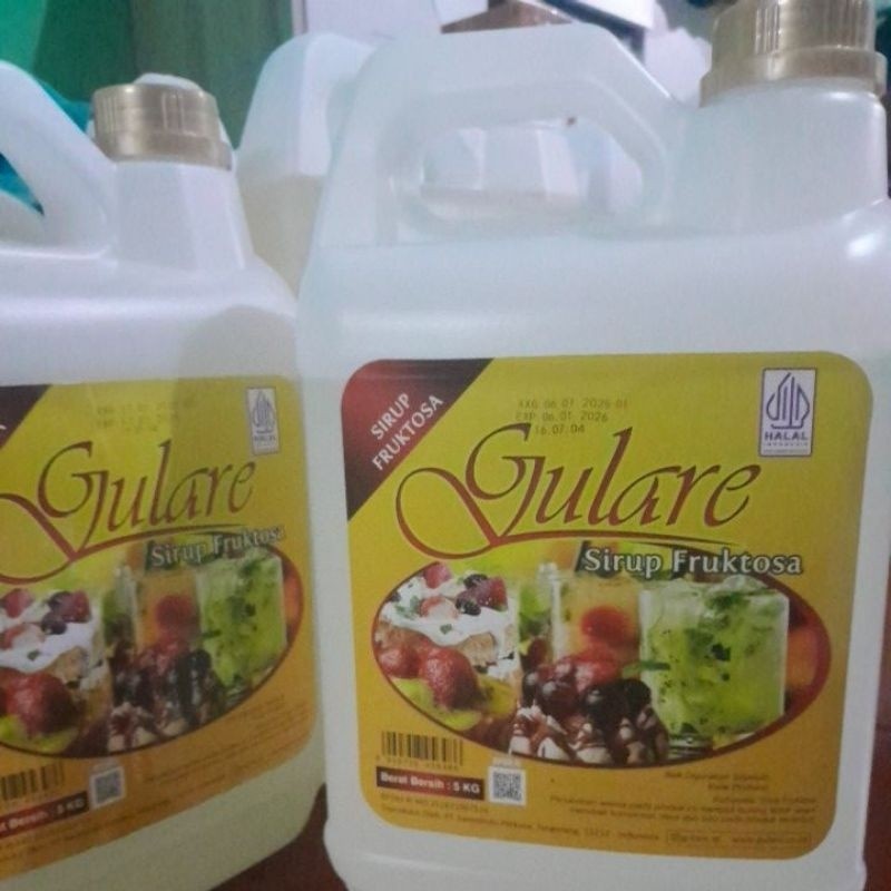 

Gula Cair Fruktosa/Sirup Gulare 5kg Original