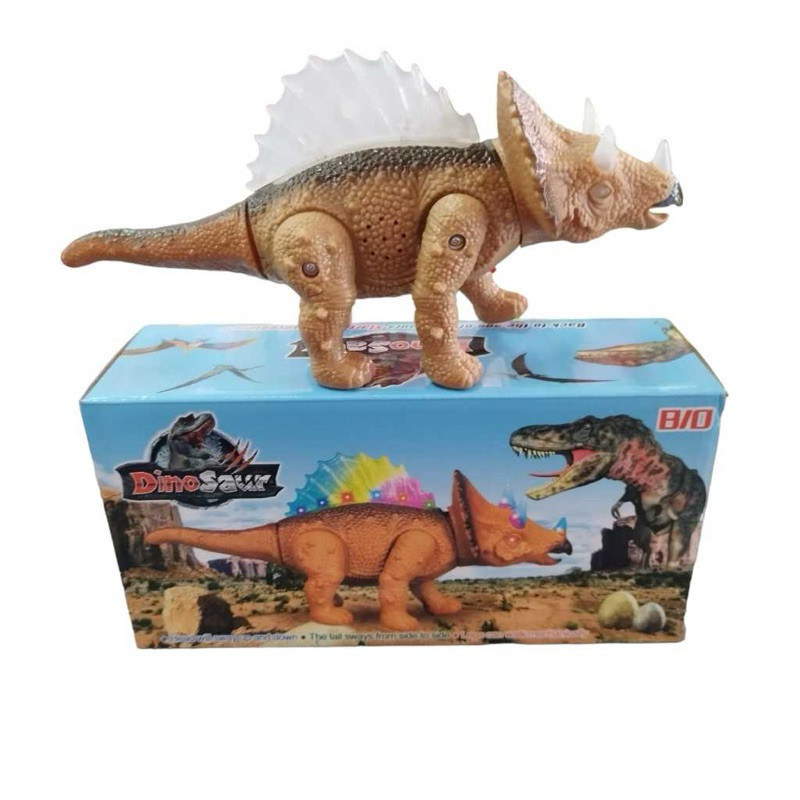 MAINAN DINO DINOSAURUS JALAN DAN NYALA BUNYI KN