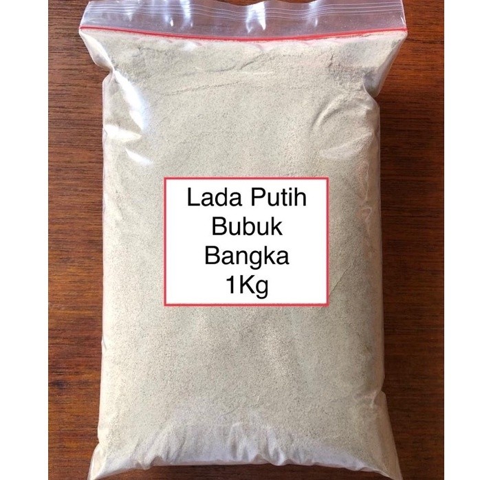 

Lada Putih bubuk / Bangka Asli 100% 1 Kg