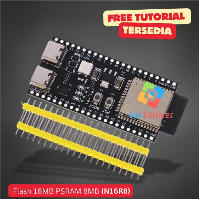 RJ99 ESP32-S3  N16R8 ESP32-S3-DevKitC-1 type-C ESP32-S3-WROOM PSRAM - ESP32-S3 NEW....