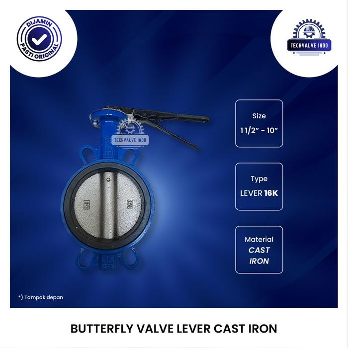 BUTTERFLY VALVE 10" INCH CAST IRON ORIGINAL