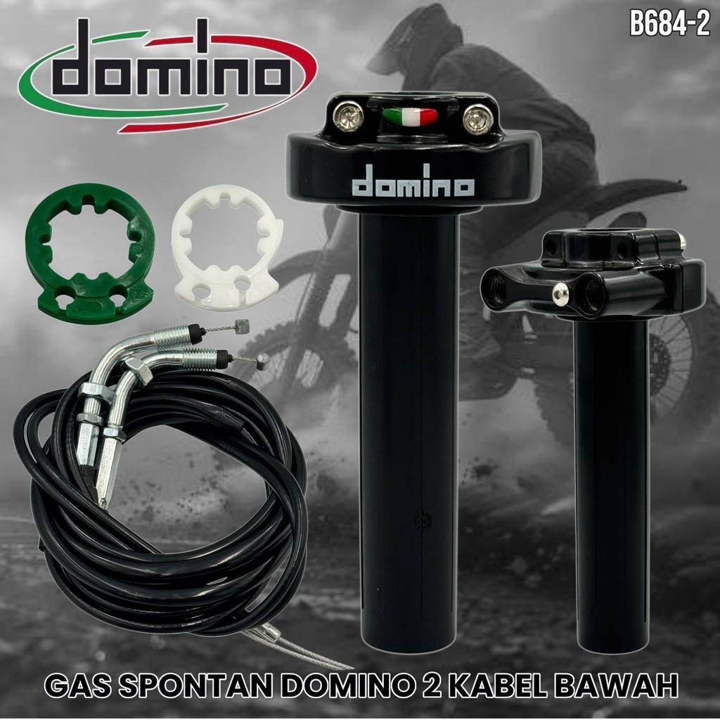 DO Gas Spontan DOMINO B684-2 Plus 2 Kabel Lubang Bawah Universal