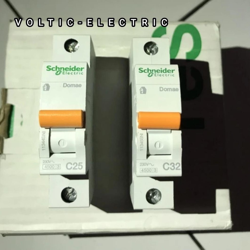 MCB SCHNEIDER DOMAE 25A 32A 1p 1Phase 1P 1phase 25a 32a mcb Schneider
