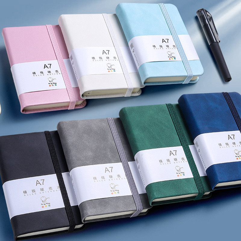 

A6/A7 Pocket Notepad Sketbook 96 Sheets Portable Mini Notebook Not Drop Pages Journals Agenda Book Office Sool Stationery