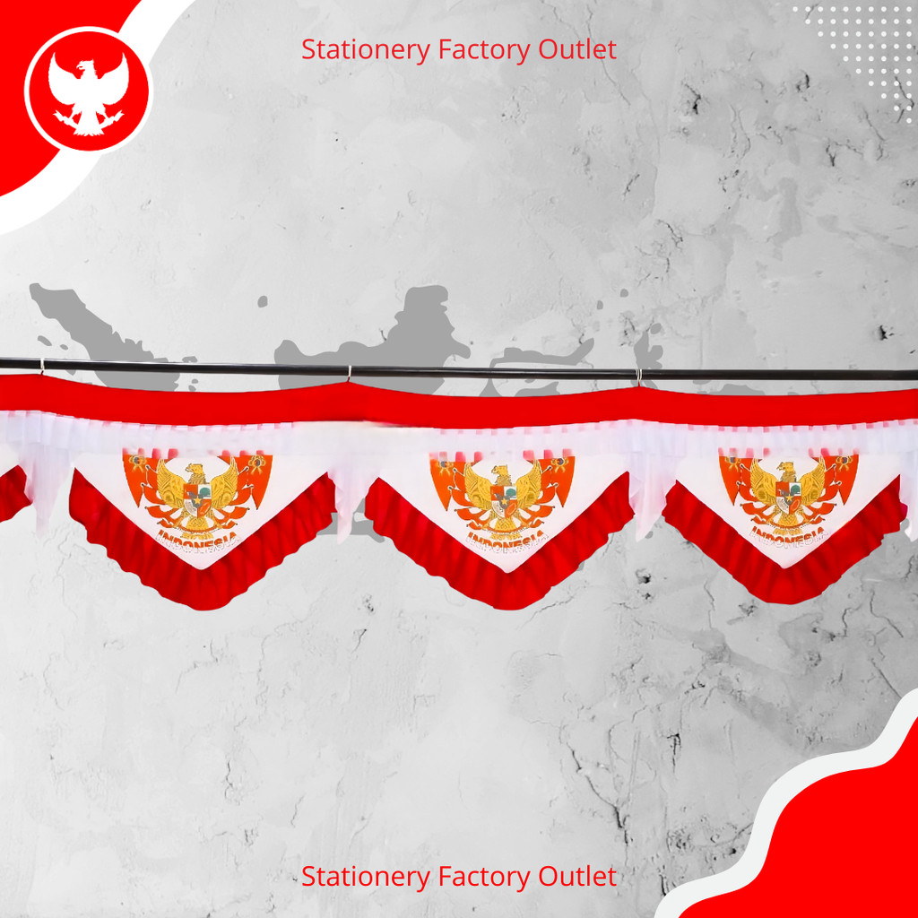 

Bendera Background Merah Putih Segitiga 5 Gelombang - Merah Putih HUT RI
