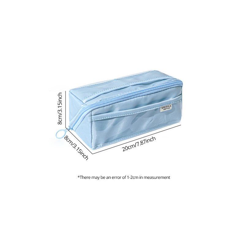 

Multi Layer Prisms Large Capacity Transparent Pencil Case Multifunctional Simple and High Appearance Pencil Case 1pc