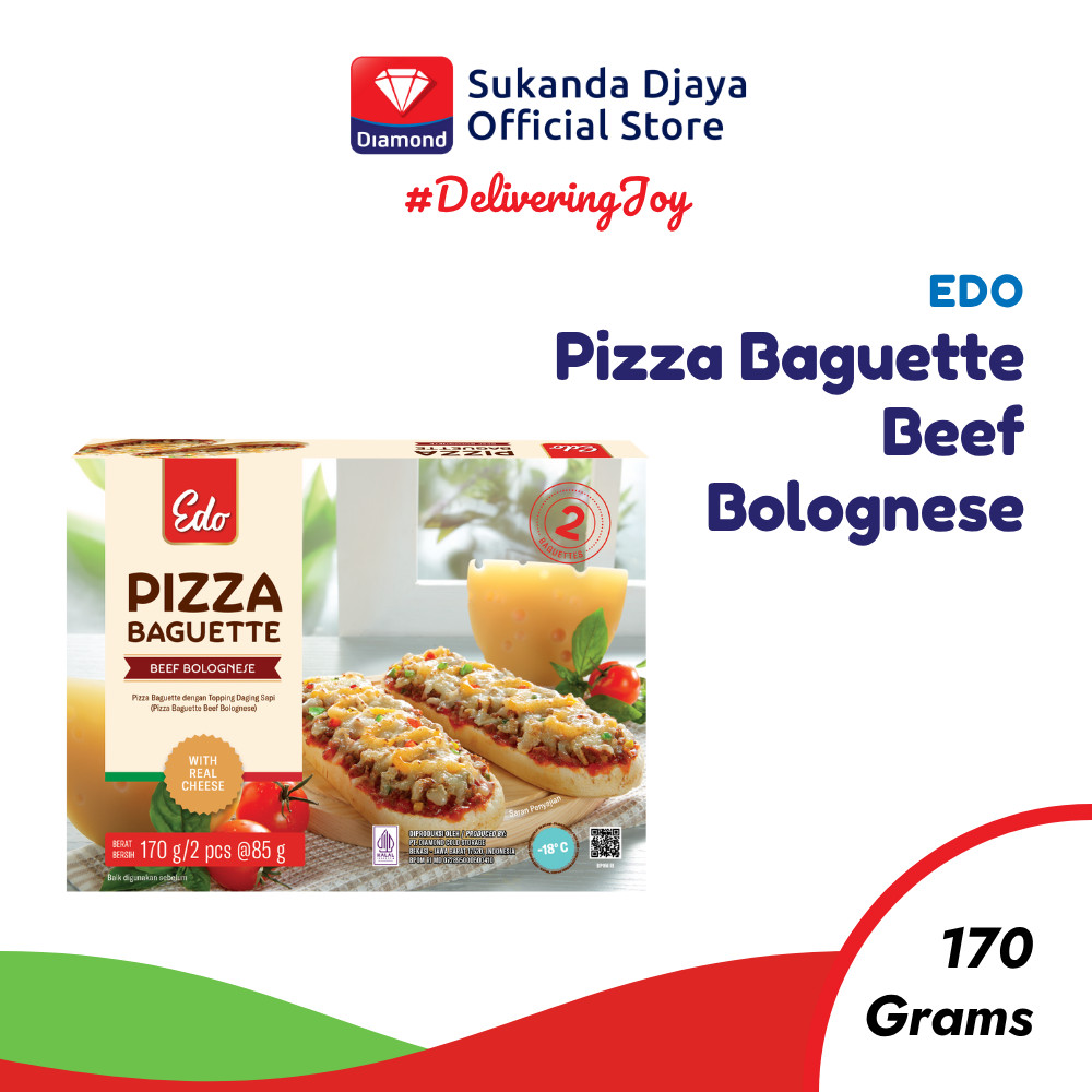 

Edo Pizza Baguette Beef Bolognese 170 Gr