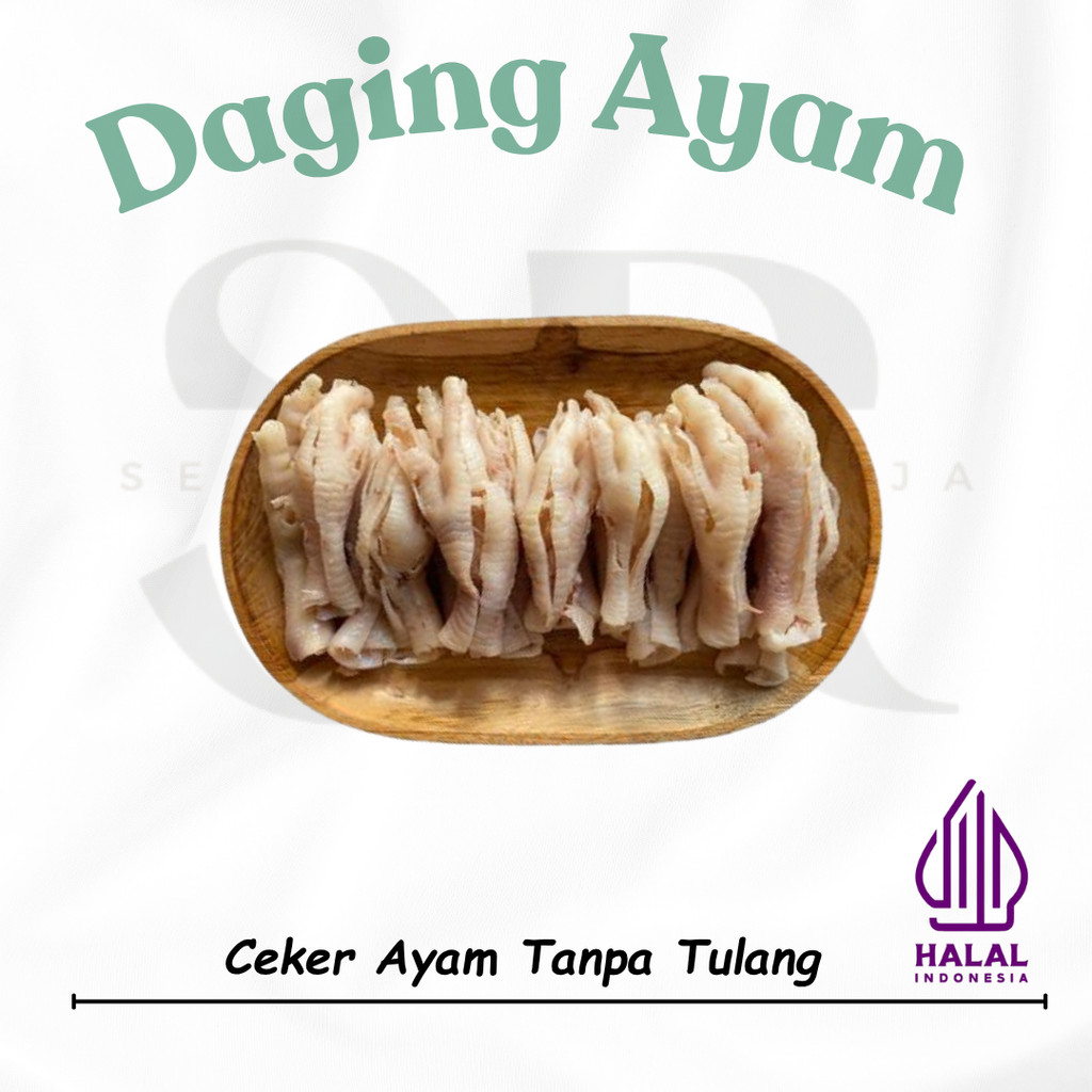 

Ceker Ayam Tanpa Tulang 1kg Frozen
