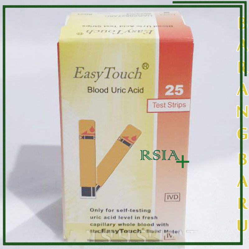 Strip Asam Urat Easy Touch Strip Asam Urat . Stik Asam Urat Easy Touch Urid Acid Strip Easy Touch RS