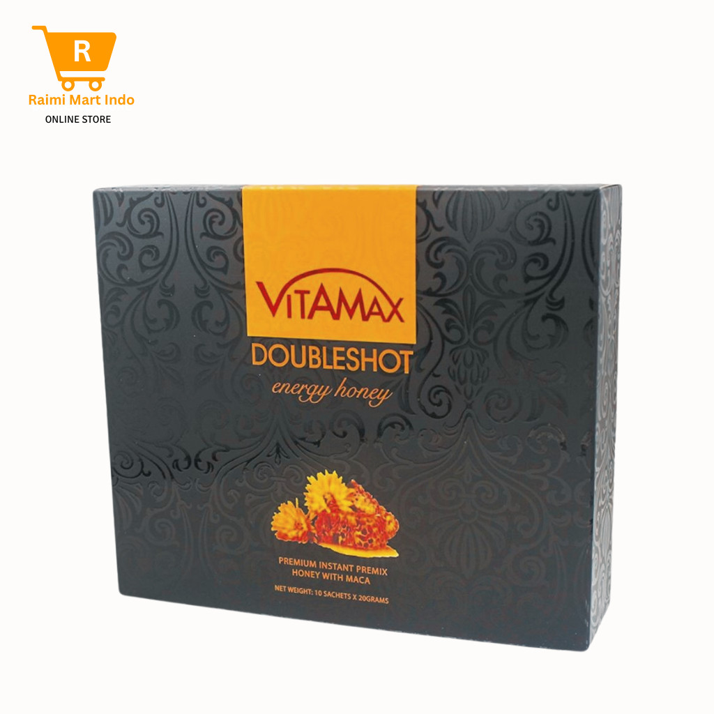 

Vitamax Doubleshot Energy Malaysian Honey - Honey With Maca One Box with 10 Sachets From Vital Honey Royal
