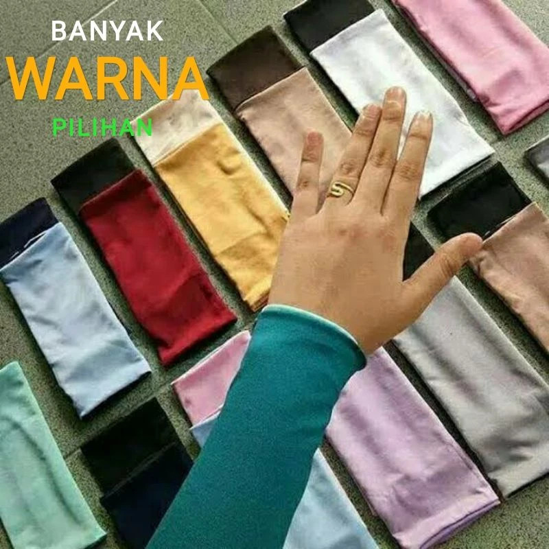 GF - HANDSOCK BOLAK BALIK - Manset Tangan Bolbal Bol-bal 2 Warna Lengan Murah Premium Muslimah