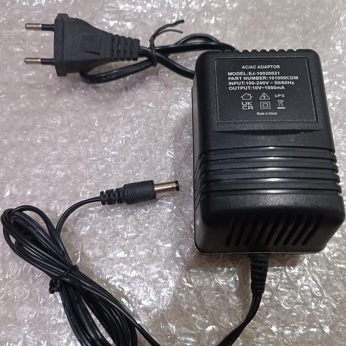 READY AC AC Adaptor Adapter 10V 1000mA 1A 10VAC 1A SIAP KIRIM