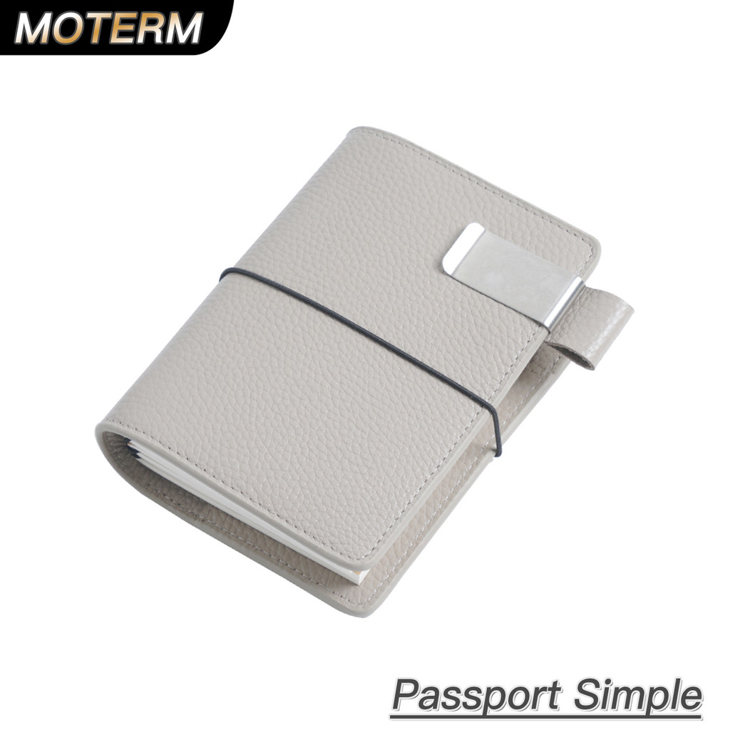 

Moterm Travel Journal Simple Series Passport Size Notebook Genuine Leather Organizer Refillable Cowhide Diary Sketchbook Planner