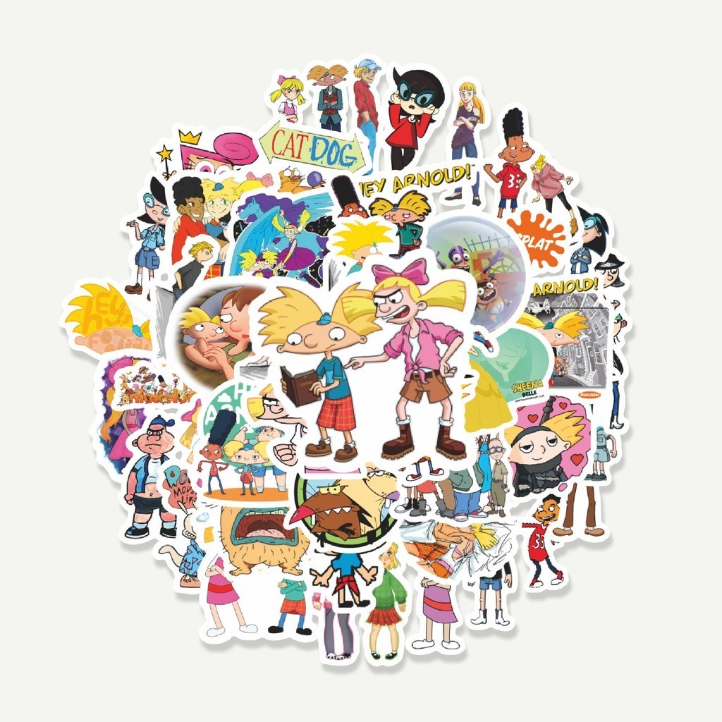 

Sticker Pack Sticker Kartun Hey Arnold Sticker | Sticker TUMBLR | Stiker LAPTOP KOPER HELM