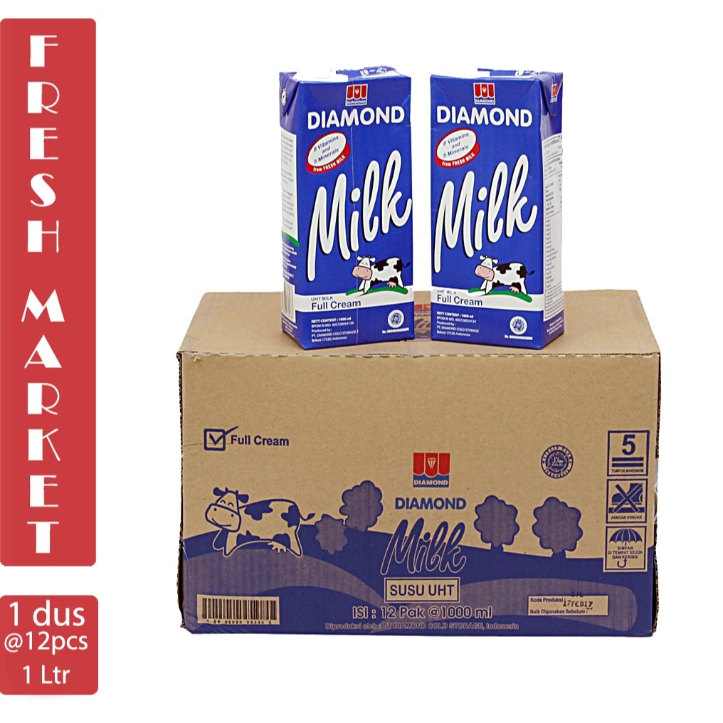

New Susu UHT Diamond Full Cream 1 KARTONPremium