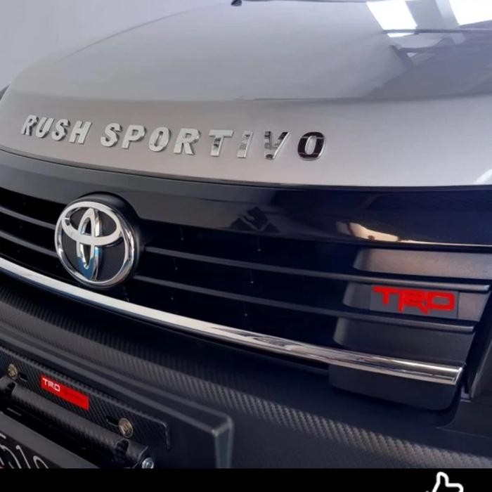 Emblem TRD untuk grill Toyota Rush 2016-2017