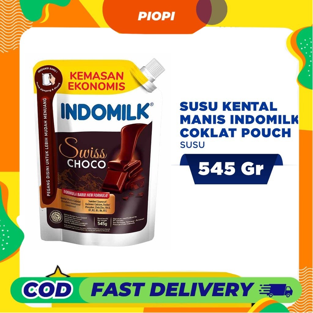 

PIOPI Susu Kental Manis Indomilk Coklat Pouch 545gr