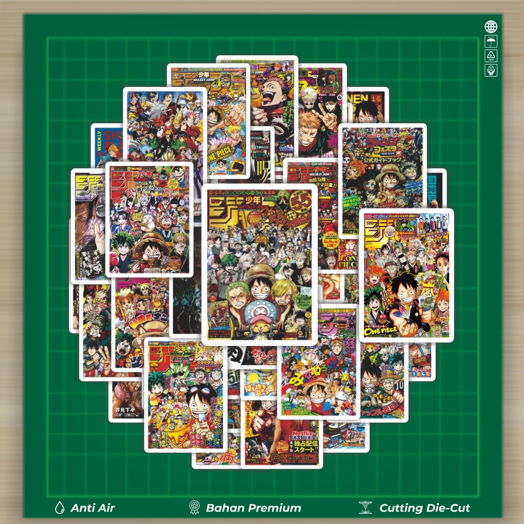 

HOT 50 PCS STIKER Stiker Anime Shonen Stiker Fashion Cars Decal Dingin Kartu Album Custom Vinyl Anti Air- Sticker Aesthetic Buku Journal Koper Casing HP Tablet Laptop Helm Motor Botol Minum