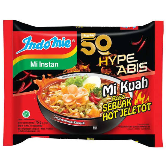 

Indomie Seblak Hot Jeletot 75gr