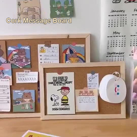 

Message Board / Papan Pesan 60 X 90 Cm / Cork Board / Decorative Board With Frame / Board Send Sticker And Accessories