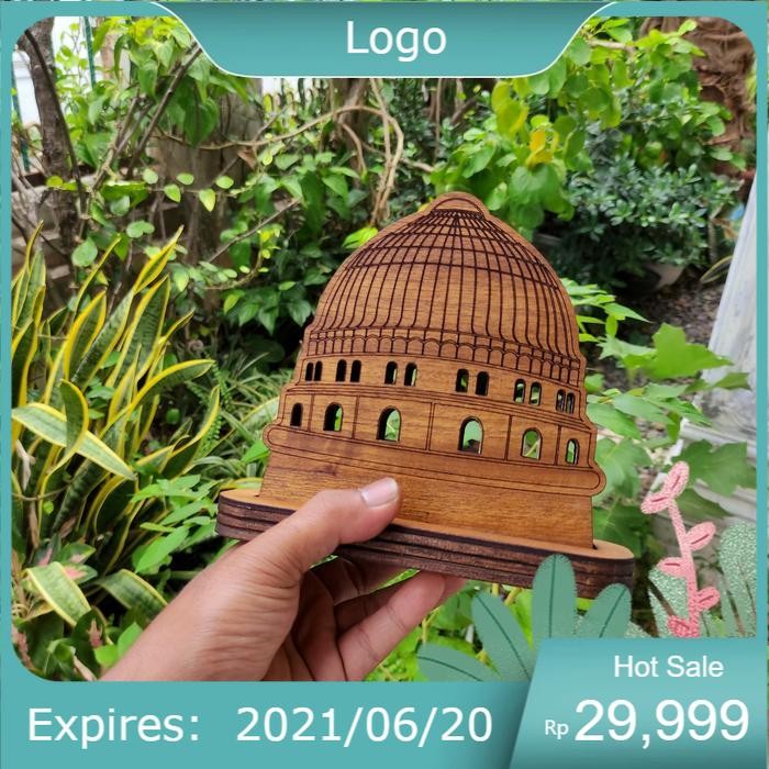 Sutrah Pembatas Shalat Bahan Kayu LR15