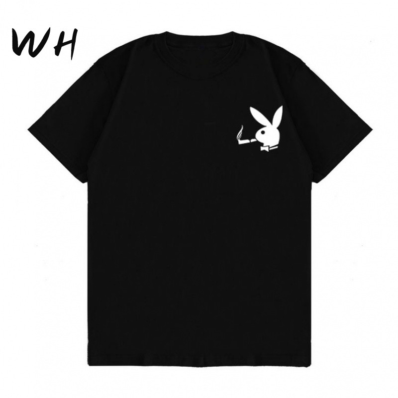 WH Kaos lengan pendek terbaru/Kaos kasual pria/Kaos kasual wanita/Baju longgar/Kebutuhan sehari-hari
