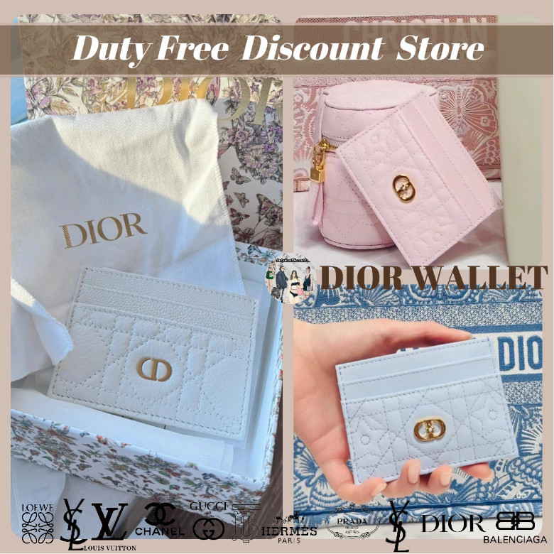 Tas Kartu Caro DIOR Untuk Wanita Tas Kartu Jenis Dompet Untuk Wanita Garansi Dua Tahun Otentik