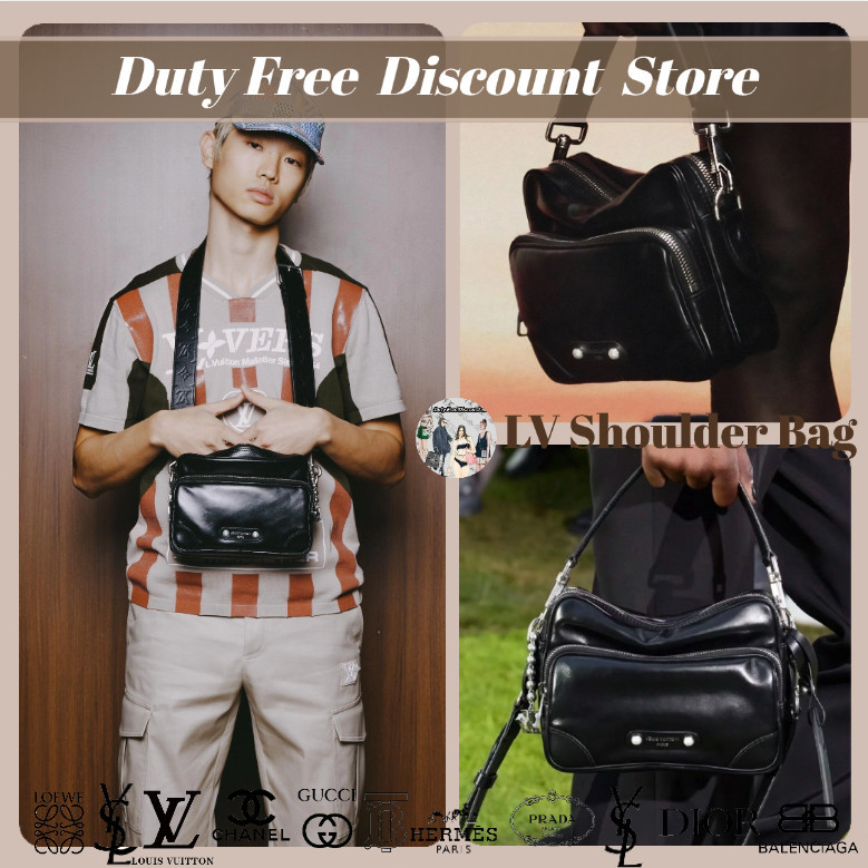 LV Louis Vuitton Nil Pria Tote Crossbody Bag Tas Tangan Pria Garansi Dua Tahun Otentik