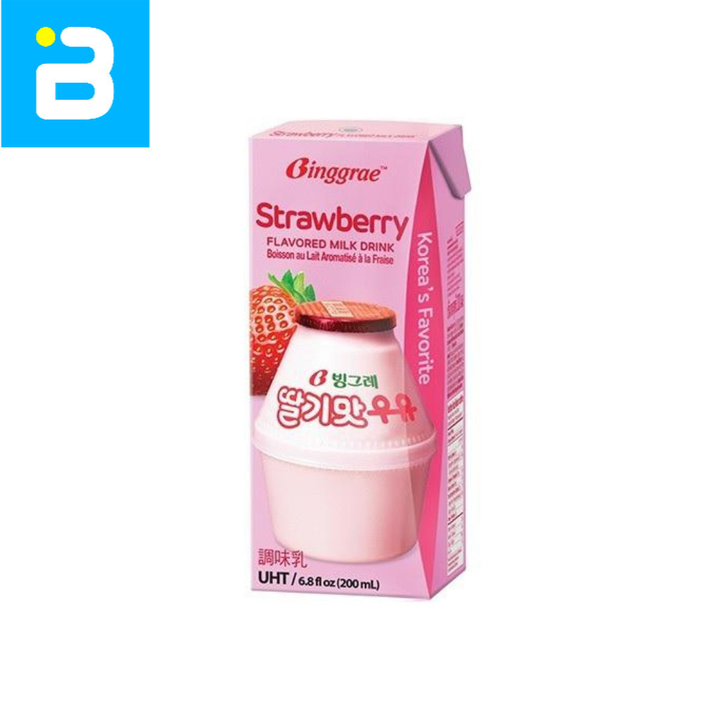 

Binggrae Strawberry Milk Drink 200ML