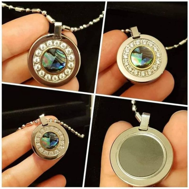 Kalung Kesehatan Terapi - Kalung Kesehatan Pelangi Quantum Pendant - Kalung Terapi Asli