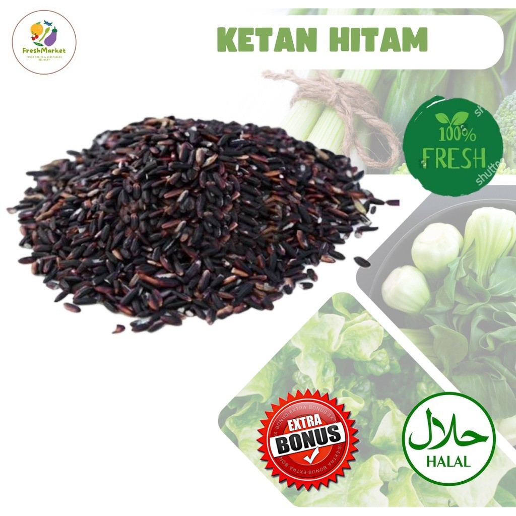 

Ketan Hitam Lokal Segar Sayurinstant
