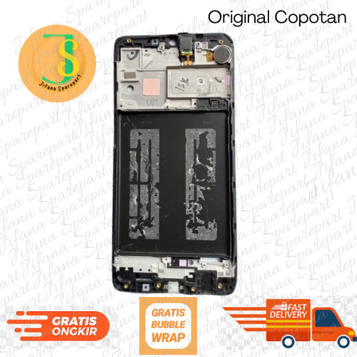 Samsung A10 Bazzel Frame LCD Original Copotan